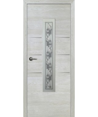 Дверь с ПВХ покрытием Валетта ДО (Вяз Айс) Дверь с ПВХ покрытием Валетта ДО (Вяз Айс)